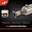 APCCT184 Catalytic Converter, Federal EPA Standard, 46-State Legal (Cannot ship to CA, CO, NY or ME)