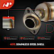 APCCT196 2 Pcs Left & Right Catalytic Converter, Federal EPA Standard, 46-State Legal (Cannot ship to CA, CO, NY or ME)