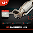 APCCT201 Front Catalytic Converter, Federal EPA Standard, 46-State Legal (Cannot ship to CA, CO, NY or ME)