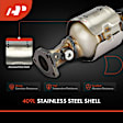 APCCT209 2 Pcs Front Catalytic Converter, Federal EPA Standard, 46-State Legal (Cannot ship to CA, CO, NY or ME)
