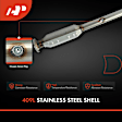 APCCT238 Rear Catalytic Converter, Federal EPA Standard, 46-State Legal (Cannot ship to CA, CO, NY or ME)
