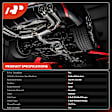 APCCT247 Front Catalytic Converter, Federal EPA Standard, 46-State Legal (Cannot ship to CA, CO, NY or ME)