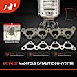 APCCT262 Front Catalytic Converter with Exhaust Manifold, Federal EPA Standard, 46-State Legal (Cannot ship to CA, CO, NY or ME)