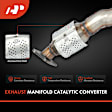 APCCT264 2 Pcs Front Catalytic Converter, Federal EPA Standard, 46-State Legal (Cannot ship to CA, CO, NY or ME)