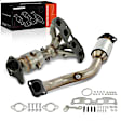 APCCT267 2 Pcs Front & Rear Catalytic Converter, Federal EPA Standard, 46-State Legal (Cannot ship to CA, CO, NY or ME)