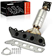 APCCT272 Front Catalytic Converter with Integrated Exhaust Manifold, Federal EPA Standard, 46-State Legal (Cannot ship to CA, CO, NY or ME)