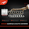 APCCT291 2 Pcs Front Catalytic Converter with Exhaust Manifold, Federal EPA Standard, 46-State Legal (Cannot ship to CA, CO, NY or ME)