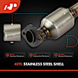 APCCT296 Front Driver Catalytic Converter, Federal EPA Standard, 46-State Legal (Cannot ship to CA, CO, NY or ME)