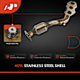 APCCT298 Right Catalytic Converter, Federal EPA Standard, 46-State Legal (Cannot ship to CA, CO, NY or ME)