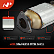 APCCT304 Rear Catalytic Converter, Federal EPA Standard, 46-State Legal (Cannot ship to CA, CO, NY or ME)