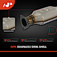 APCCT323 Catalytic Converter, Federal EPA Standard, 46-State Legal (Cannot ship to CA, CO, NY or ME)