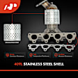 APCCT326 1-PC Catalytic Converter, Front Side, Federal EPA Standard, 46-State Legal (Cannot ship to CA, CO, NY or ME)