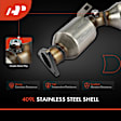 APCCT333 Left Catalytic Converter, Federal EPA Standard, 46-State Legal (Cannot ship to CA, CO, NY or ME)