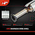 APCCT336 Catalytic Converter, Federal EPA Standard, 46-State Legal (Cannot ship to CA, CO, NY or ME)