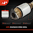 APCCT339 Rear Catalytic Converter, Federal EPA Standard, 46-State Legal (Cannot ship to CA, CO, NY or ME)