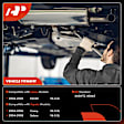APCCT349 Rear Catalytic Converter, Federal EPA Standard, 46-State Legal (Cannot ship to CA, CO, NY or ME)