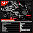 APCCT349 Rear Catalytic Converter, Federal EPA Standard, 46-State Legal (Cannot ship to CA, CO, NY or ME)