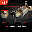 APCCT359 Left Catalytic Converter, Federal EPA Standard, 46-State Legal (Cannot ship to CA, CO, NY or ME)