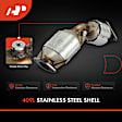 APCCT360 Right Catalytic Converter, Federal EPA Standard, 46-State Legal (Cannot ship to CA, CO, NY or ME)