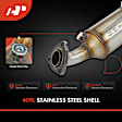 APCCT361 Catalytic Converter, Federal EPA Standard, 46-State Legal (Cannot ship to CA, CO, NY or ME)
