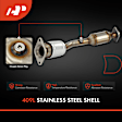 APCCT364 Catalytic Converter, Federal EPA Standard, 46-State Legal (Cannot ship to CA, CO, NY or ME)
