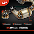 APCCT367 Front Catalytic Converter, Federal EPA Standard, 46-State Legal (Cannot ship to CA, CO, NY or ME)
