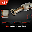 APCCT388 Rear Catalytic Converter, Federal EPA Standard, 46-State Legal (Cannot ship to CA, CO, NY or ME)