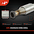 APCCT398 Rear Catalytic Converter, Federal EPA Standard, 46-State Legal (Cannot ship to CA, CO, NY or ME)