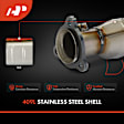 APCCT400 Catalytic Converter, Federal EPA Standard, 46-State Legal (Cannot ship to CA, CO, NY or ME)