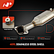 APCCT402 Driver Catalytic Converter, Federal EPA Standard, 46-State Legal (Cannot ship to CA, CO, NY or ME)