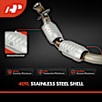 APCCT403 Front Catalytic Converter, Federal EPA Standard, 46-State Legal (Cannot ship to CA, CO, NY or ME)