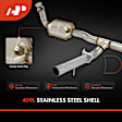 APCCT406 2 Pcs Left & Right Catalytic Converter, Federal EPA Standard, 46-State Legal (Cannot ship to CA, CO, NY or ME)