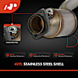 APCCT418 Front Catalytic Converter, Federal EPA Standard, 46-State Legal (Cannot ship to CA, CO, NY or ME)