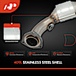 APCCT421 Front Catalytic Converter, Federal EPA Standard, 46-State Legal (Cannot ship to CA, CO, NY or ME)