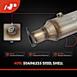 APCCT428 Catalytic Converter, Federal EPA Standard, 46-State Legal (Cannot ship to CA, CO, NY or ME)