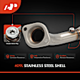 APCCT432 Rear Catalytic Converter, Federal EPA Standard, 46-State Legal (Cannot ship to CA, CO, NY or ME)