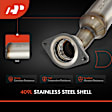 APCCT439 Catalytic Converter, Federal EPA Standard, 46-State Legal (Cannot ship to CA, CO, NY or ME)