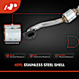 APCCT443 Right Catalytic Converter, Federal EPA Standard, 46-State Legal (Cannot ship to CA, CO, NY or ME)