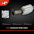 APCCT444 Rear Catalytic Converter, Federal EPA Standard, 46-State Legal (Cannot ship to CA, CO, NY or ME)