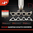 APCCT464 Catalytic Converter with Exhaust Manifold, Federal EPA Standard, 46-State Legal (Cannot ship to CA, CO, NY or ME)