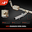 APCCT473 Right Catalytic Converter, Federal EPA Standard, 46-State Legal (Cannot ship to CA, CO, NY or ME)