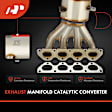 APCCT474 Front Catalytic Converter, Federal EPA Standard, 46-State Legal (Cannot ship to CA, CO, NY or ME)