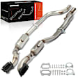 APCCT477 2 Pcs Front Catalytic Converter, Federal EPA Standard, 46-State Legal (Cannot ship to CA, CO, NY or ME)
