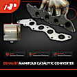 APCCT488 Front Catalytic Converter with Exhaust Manifold, Federal EPA Standard, 46-State Legal (Cannot ship to CA, CO, NY or ME)