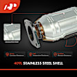APCCT494 Rear Catalytic Converter, Federal EPA Standard, 46-State Legal (Cannot ship to CA, CO, NY or ME)