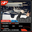 APCCT505 Rear Catalytic Converter, Federal EPA Standard, 46-State Legal (Cannot ship to CA, CO, NY or ME)