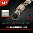 APCCT507 Driver Catalytic Converter, Federal EPA Standard, 46-State Legal (Cannot ship to CA, CO, NY or ME)