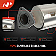 APCCT510 Rear Catalytic Converter, Federal EPA Standard, 46-State Legal (Cannot ship to CA, CO, NY or ME)