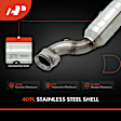 APCCT519 Driver Catalytic Converter, Federal EPA Standard, 46-State Legal (Cannot ship to CA, CO, NY or ME)