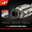 APCCT530 Front Catalytic Converter, Federal EPA Standard, 46-State Legal (Cannot ship to CA, CO, NY or ME)